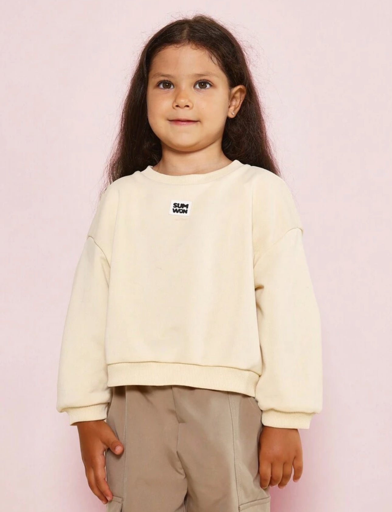 Mini Explorer Cargo Set – Cream & Khaki