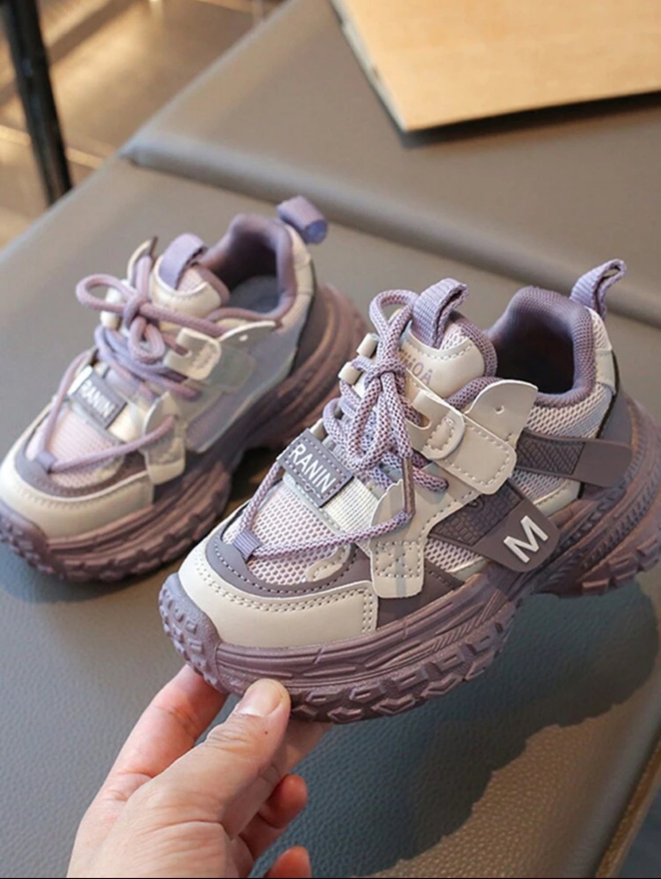 Urban Explorer Sneakers – Lilac & Grey