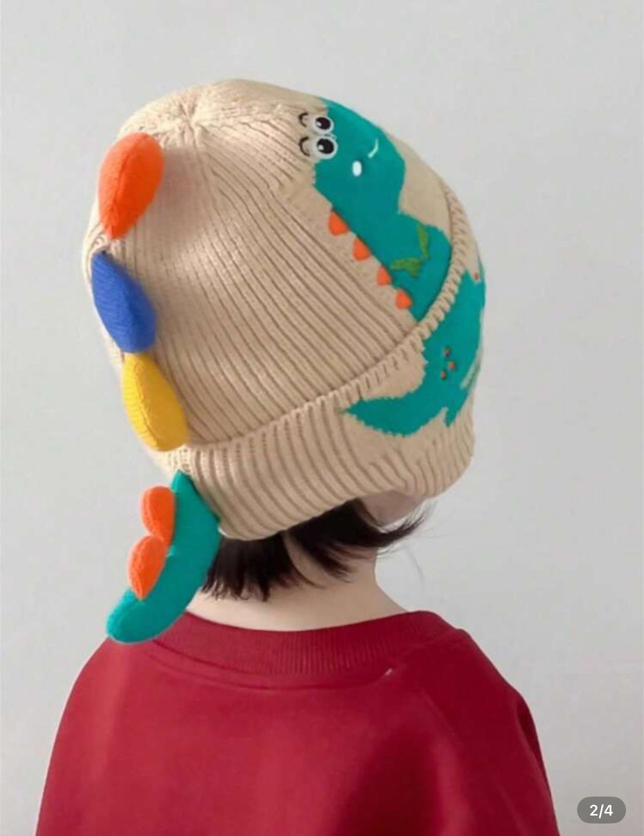 Dinosaur Winter Knitted Hat