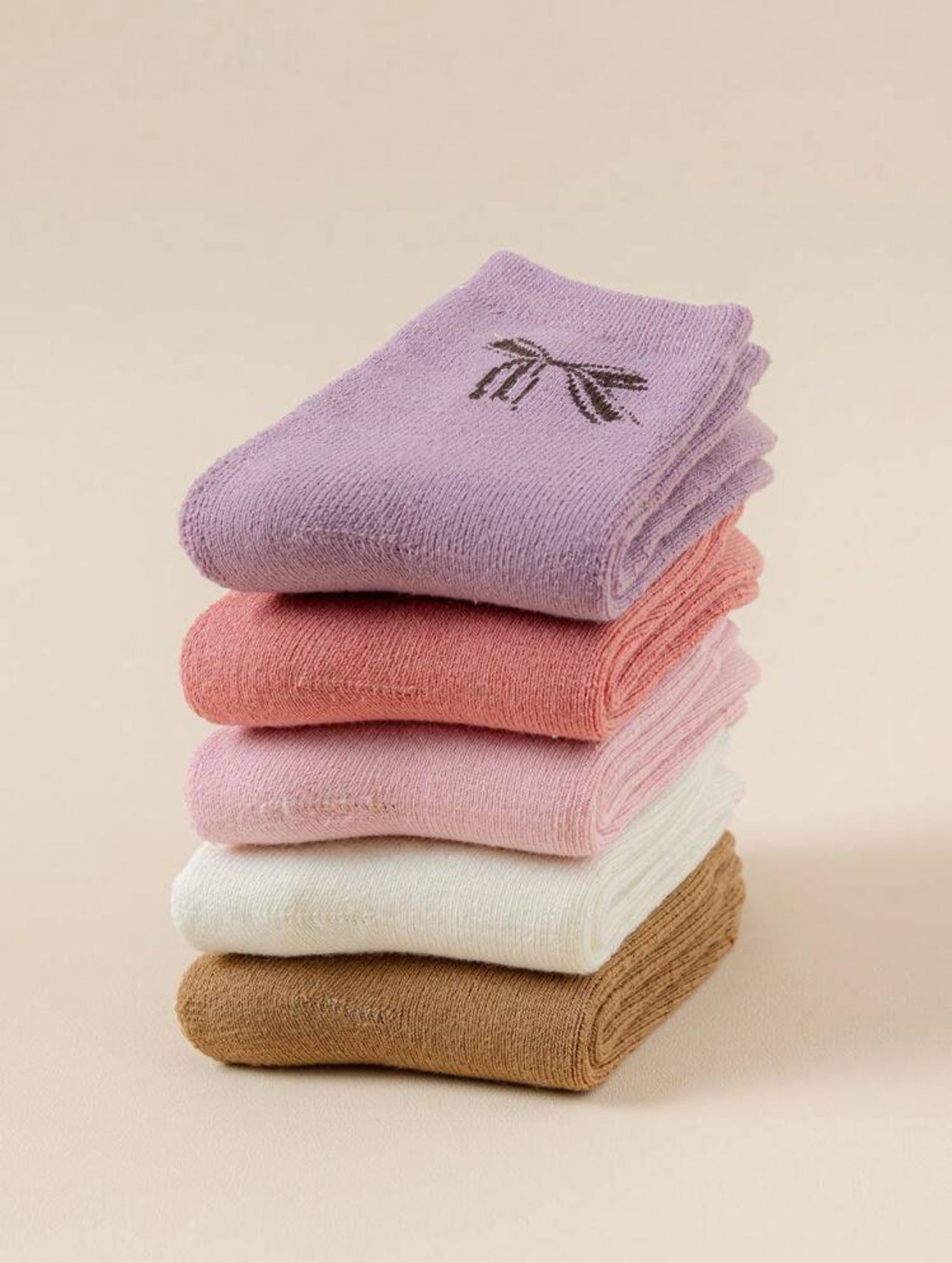 Bella Bow Socks – 5-Pack