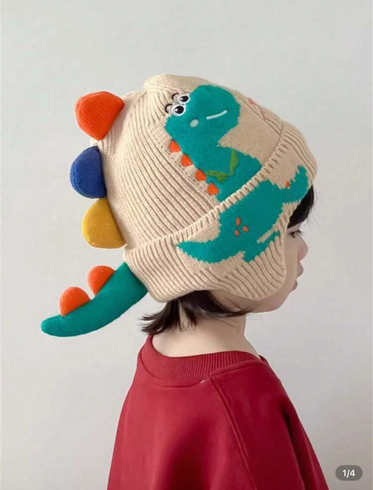 Dinosaur Winter Knitted Hat