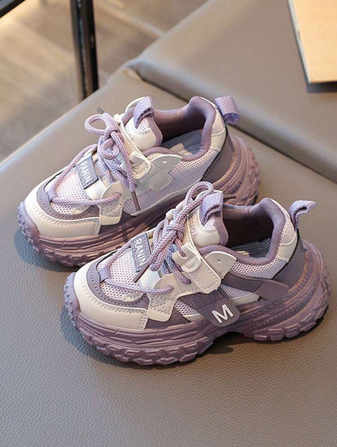 Urban Explorer Sneakers – Lilac & Grey