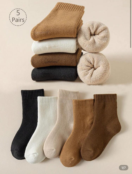 Cozy Basics Sock Set – 5 Pairs